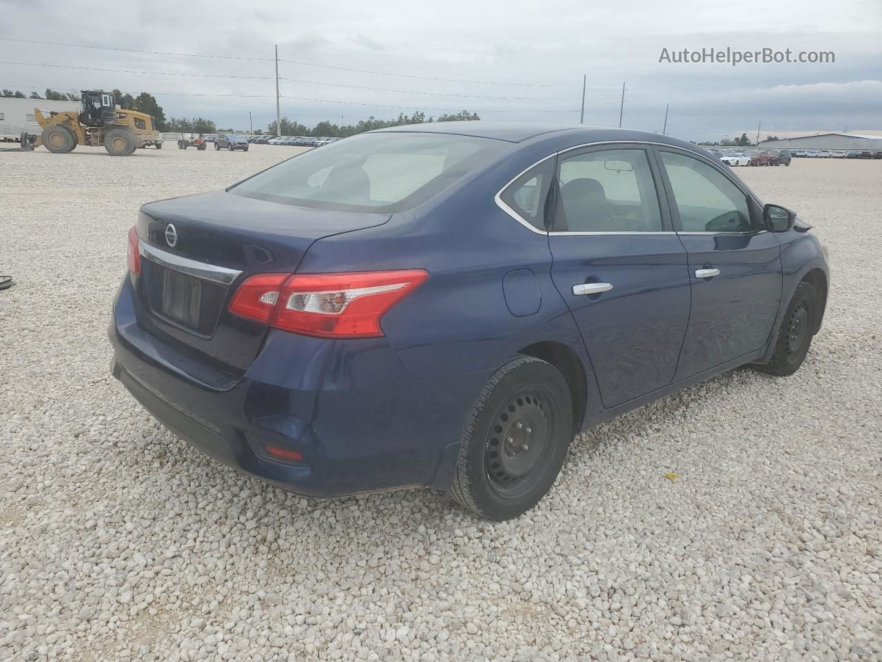 2019 Nissan Sentra S Blue vin: 3N1AB7AP7KY286699