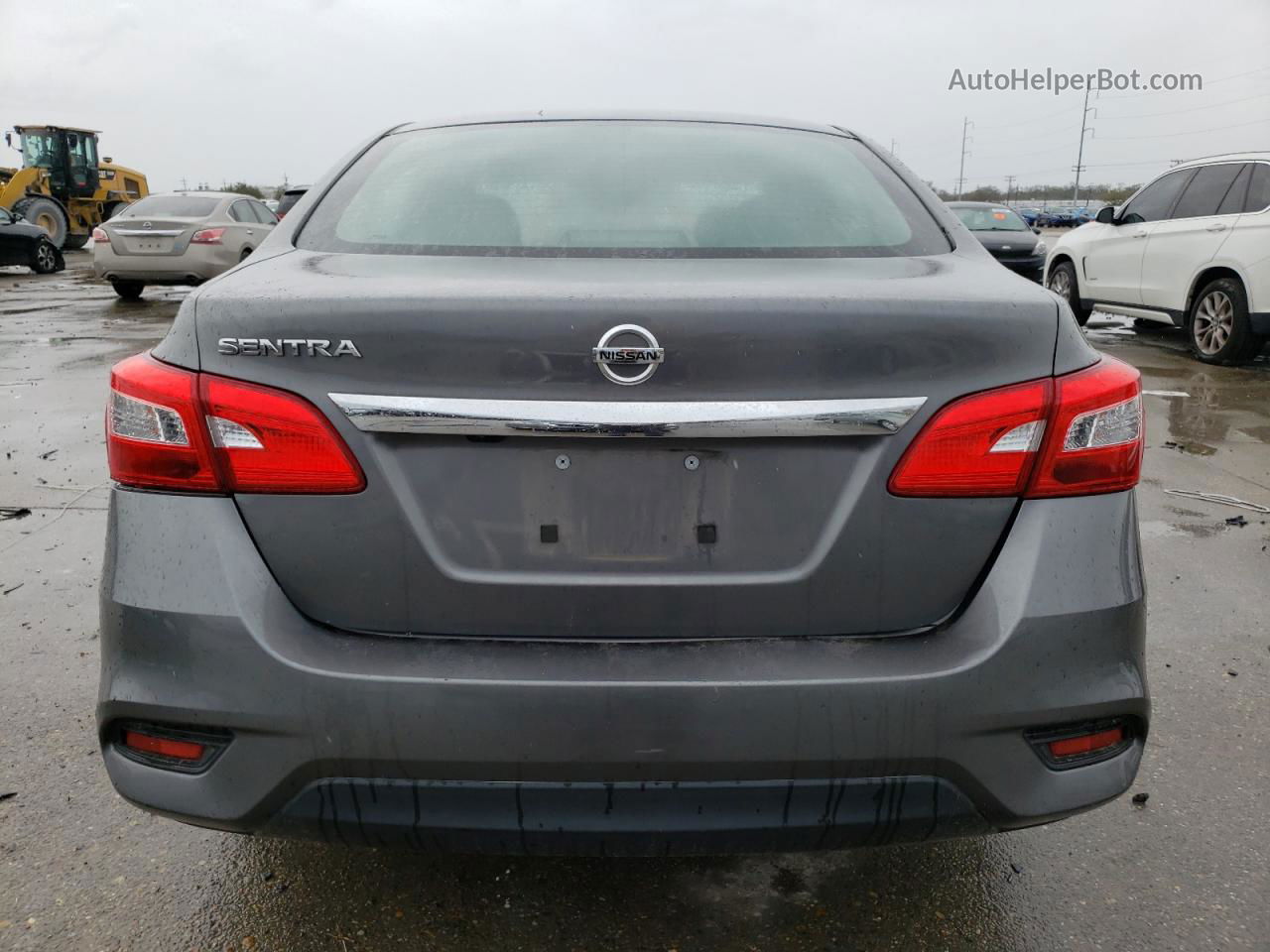 2019 Nissan Sentra S Gray vin: 3N1AB7AP7KY322875