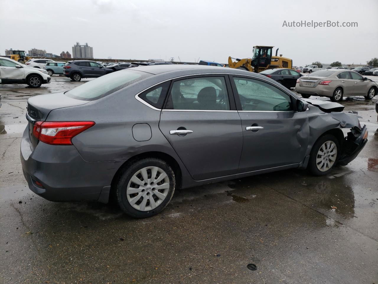 2019 Nissan Sentra S Gray vin: 3N1AB7AP7KY322875