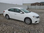 2019 Nissan Sentra S White vin: 3N1AB7AP7KY332564