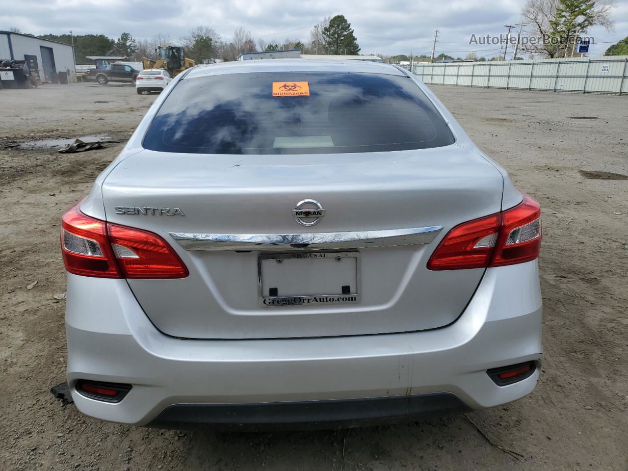 2019 Nissan Sentra S Silver vin: 3N1AB7AP7KY337585