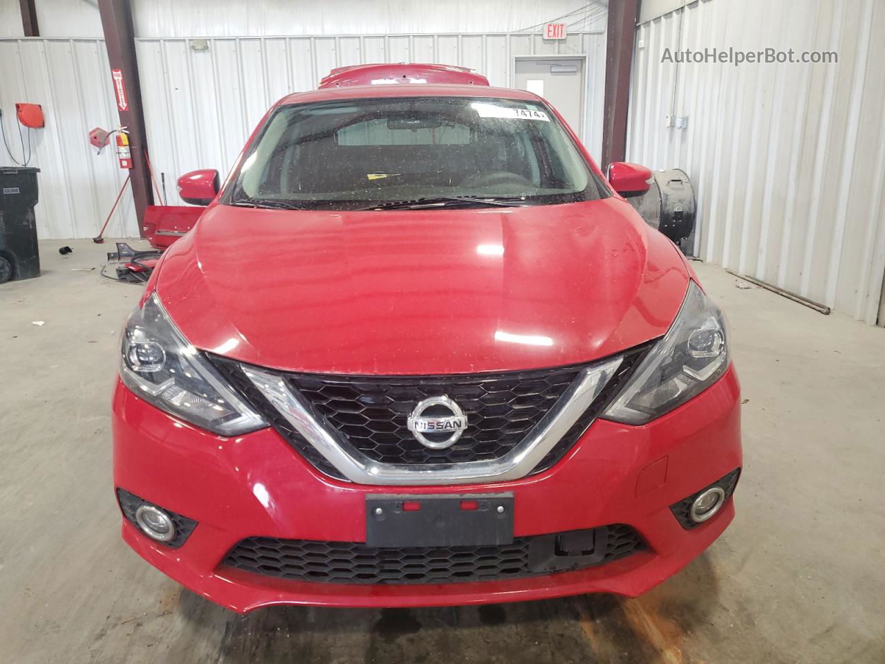 2019 Nissan Sentra S Red vin: 3N1AB7AP7KY345265