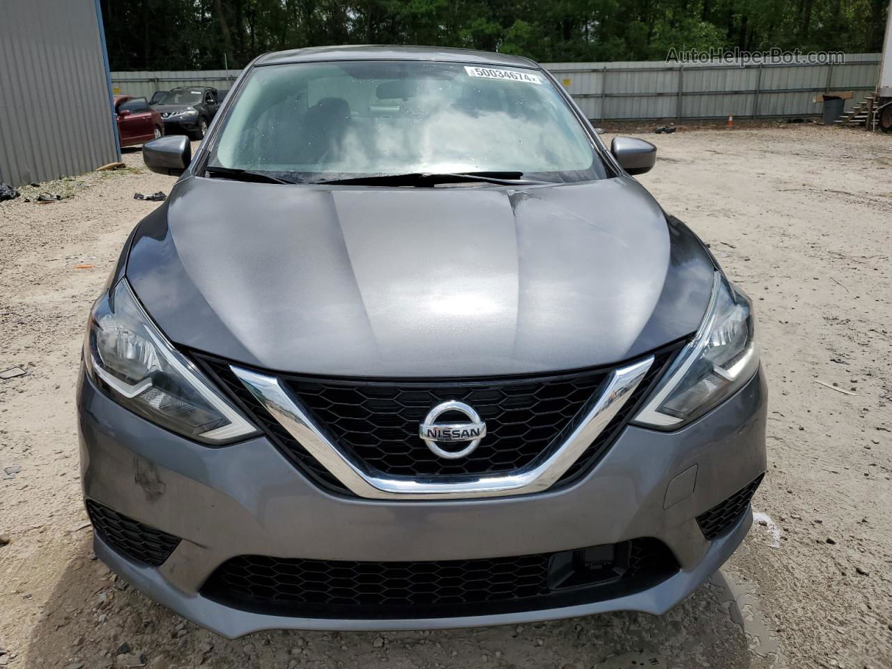 2019 Nissan Sentra S Gray vin: 3N1AB7AP7KY351051