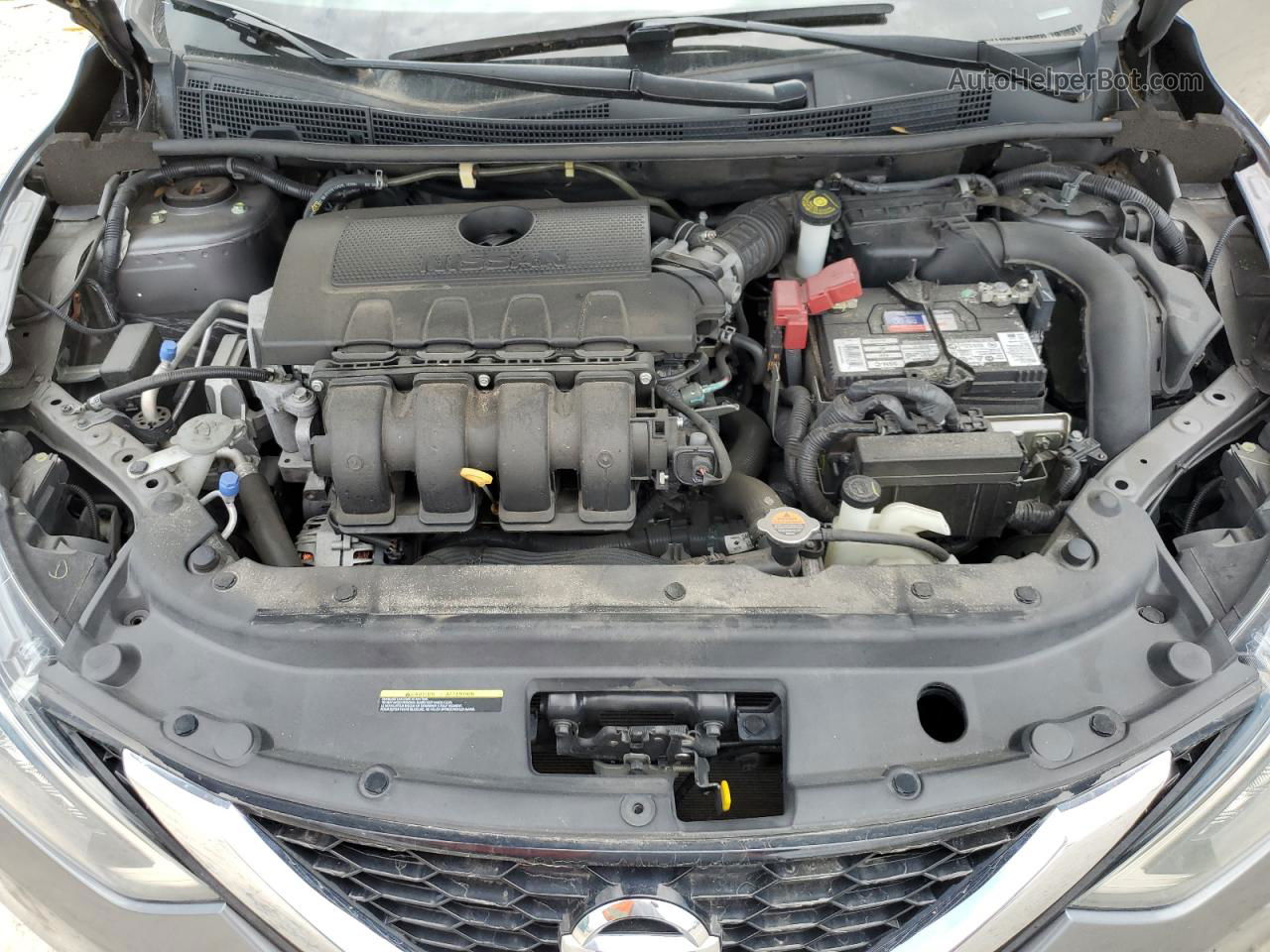 2019 Nissan Sentra S Gray vin: 3N1AB7AP7KY351051