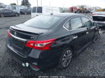 2019 Nissan Sentra Sr Black vin: 3N1AB7AP7KY356041