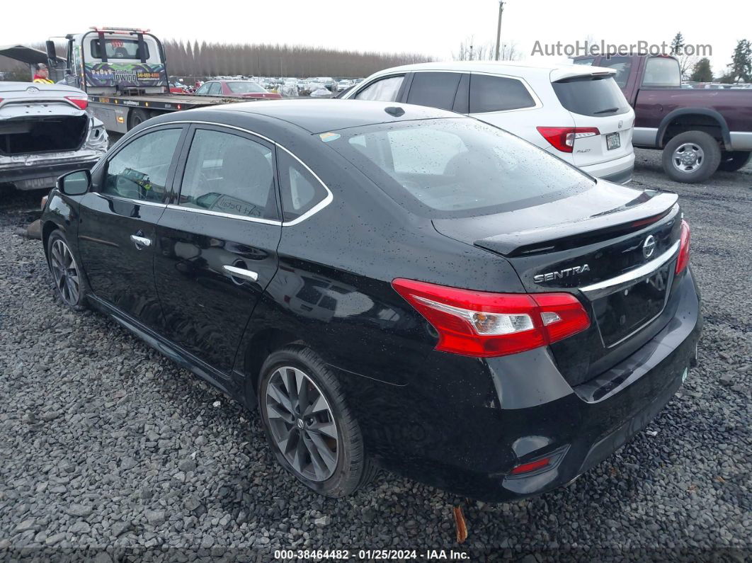 2019 Nissan Sentra Sr Black vin: 3N1AB7AP7KY356041