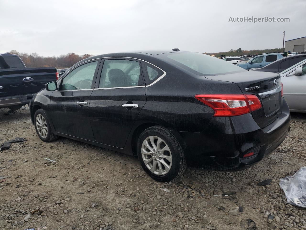 2019 Nissan Sentra S Black vin: 3N1AB7AP7KY367878