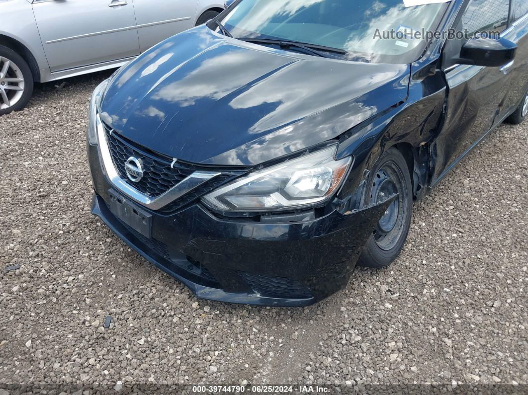 2019 Nissan Sentra S Black vin: 3N1AB7AP7KY369632