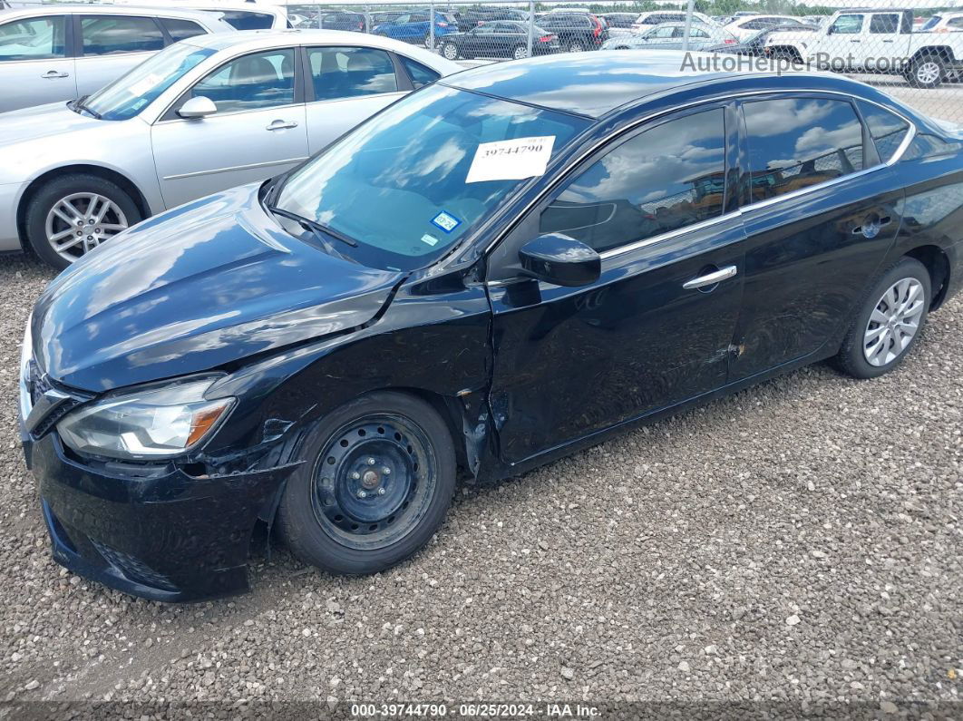 2019 Nissan Sentra S Black vin: 3N1AB7AP7KY369632