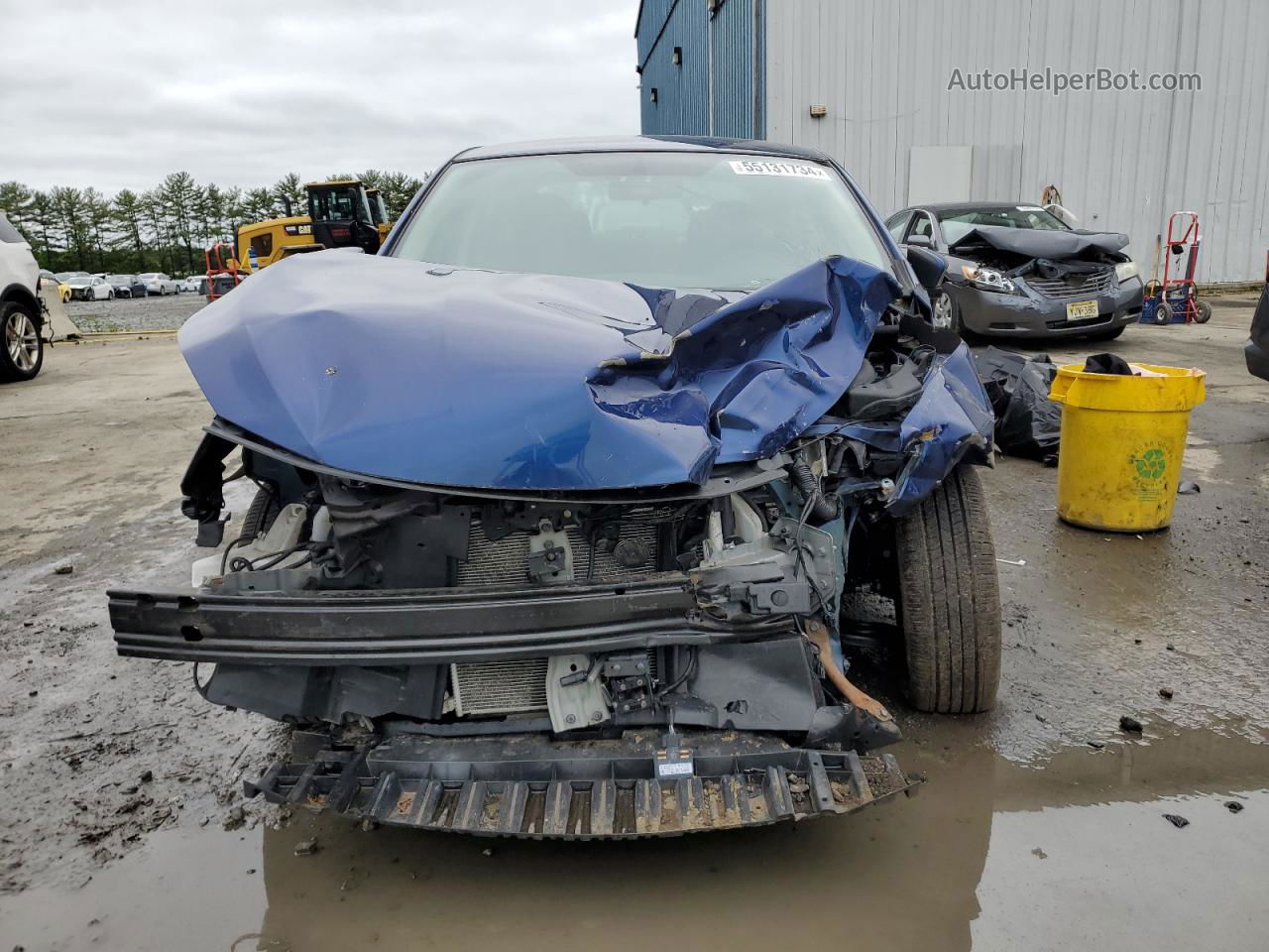 2019 Nissan Sentra S Blue vin: 3N1AB7AP7KY374572