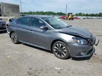 2019 Nissan Sentra S Серый vin: 3N1AB7AP7KY394174