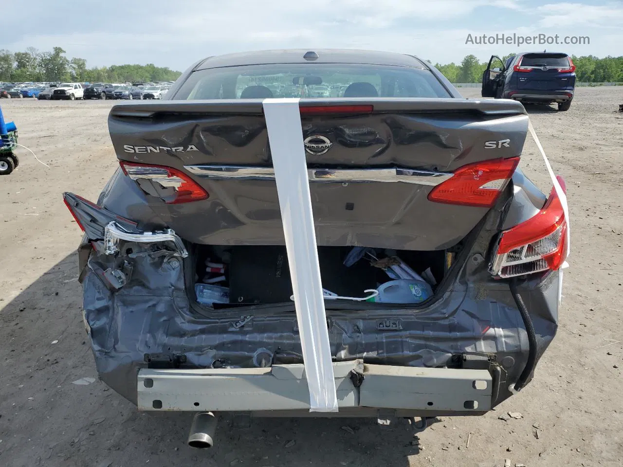 2019 Nissan Sentra S Gray vin: 3N1AB7AP7KY394174