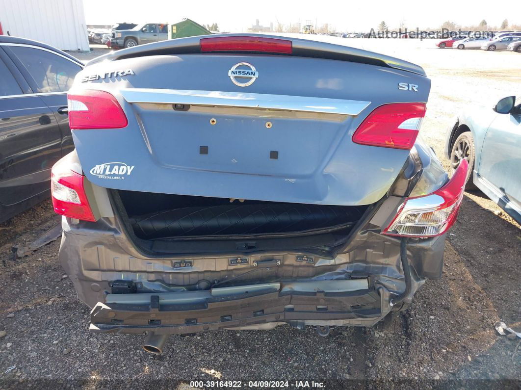 2019 Nissan Sentra Sr Gray vin: 3N1AB7AP7KY395809