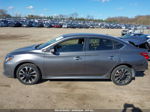 2019 Nissan Sentra Sr Gray vin: 3N1AB7AP7KY395809