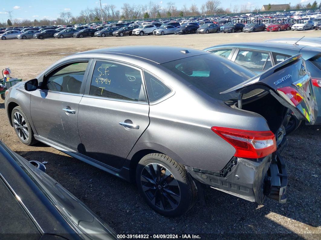 2019 Nissan Sentra Sr Gray vin: 3N1AB7AP7KY395809