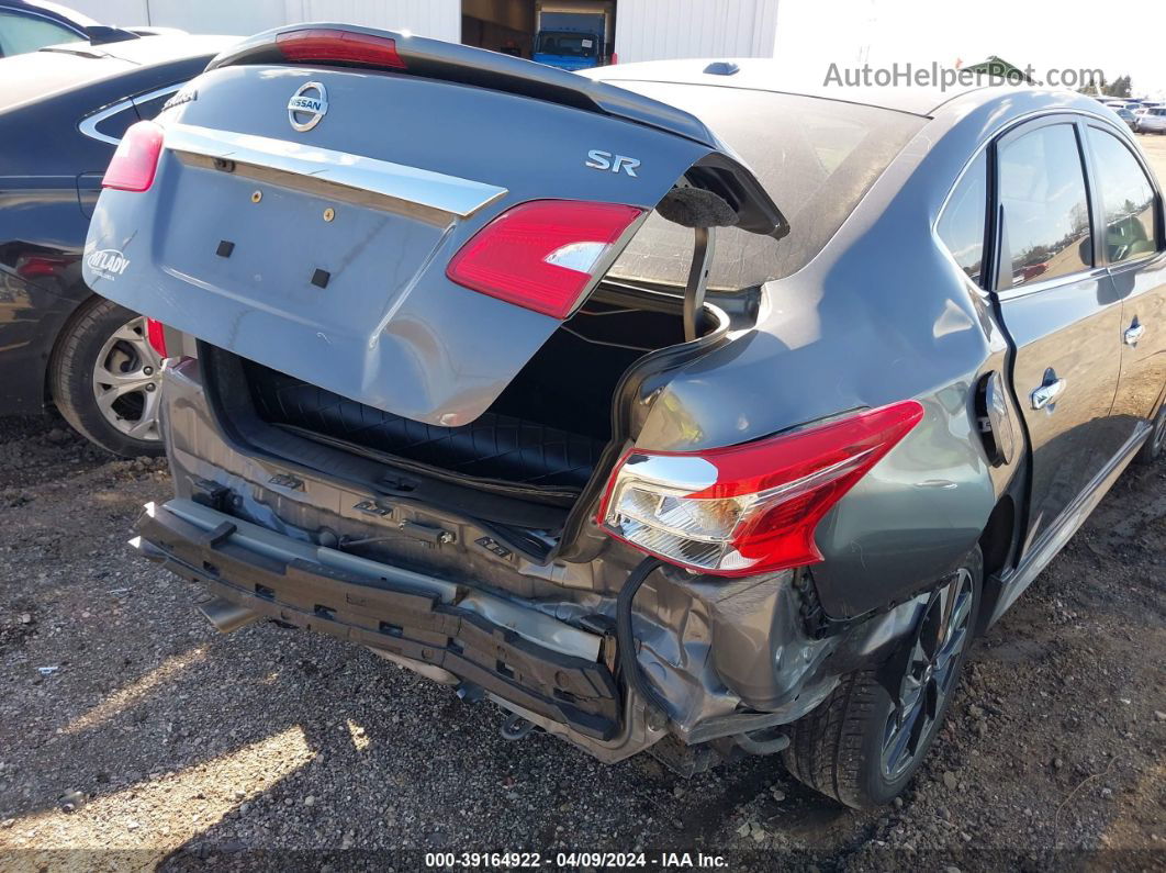 2019 Nissan Sentra Sr Gray vin: 3N1AB7AP7KY395809