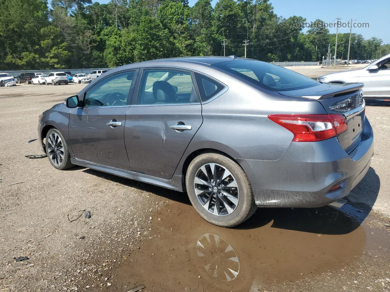 2019 Nissan Sentra S Gray vin: 3N1AB7AP7KY405108