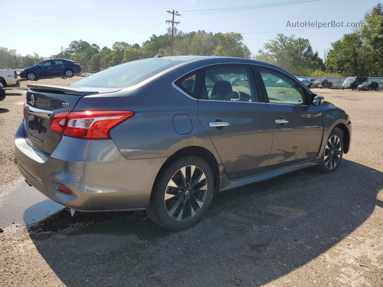 2019 Nissan Sentra S Gray vin: 3N1AB7AP7KY405108