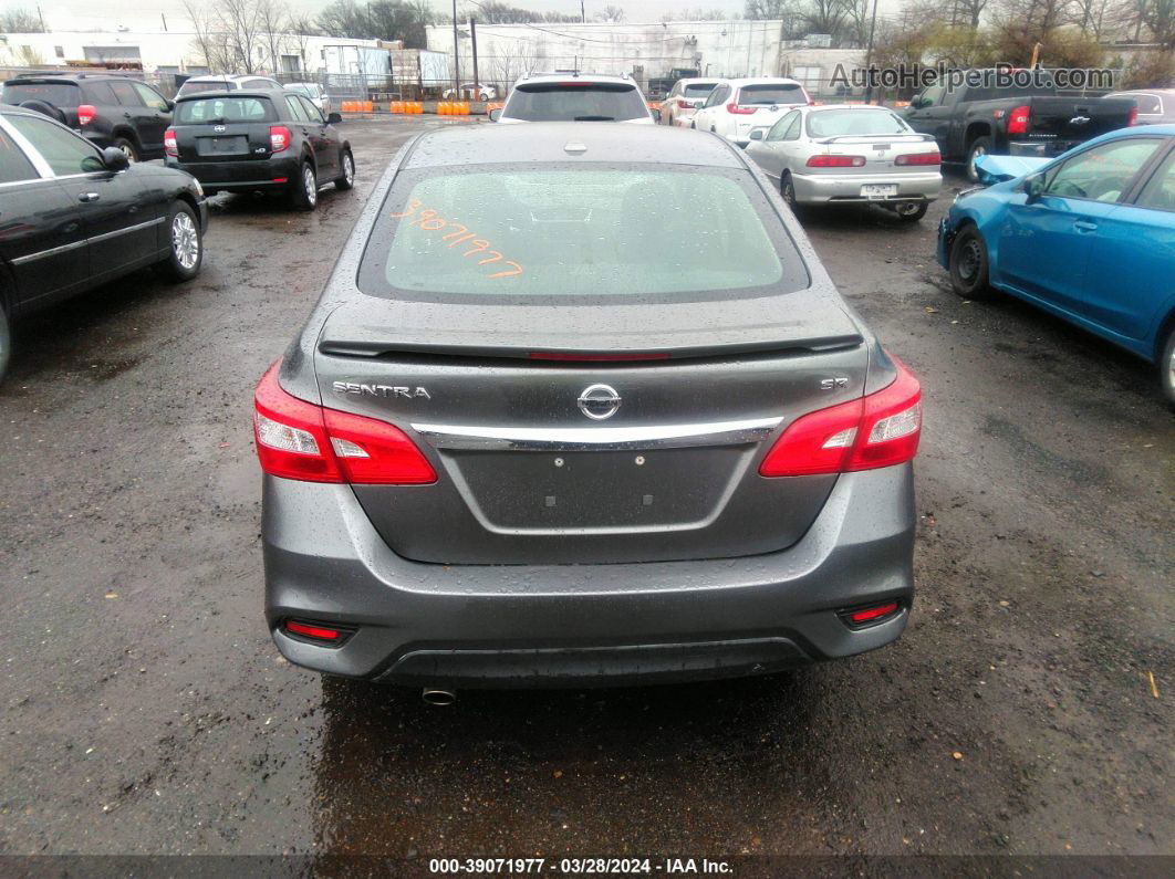 2019 Nissan Sentra Sr Gray vin: 3N1AB7AP7KY413001