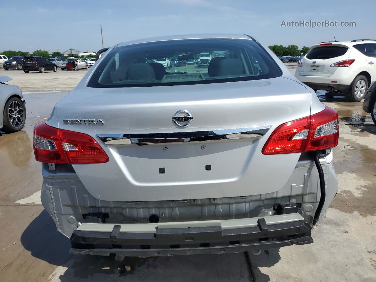 2019 Nissan Sentra S Silver vin: 3N1AB7AP7KY426296