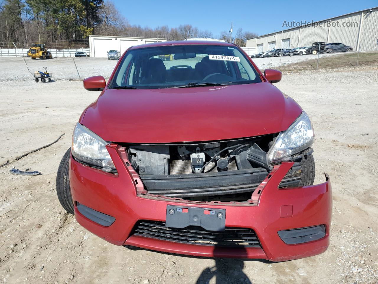 2014 Nissan Sentra S Red vin: 3N1AB7AP8EL621955