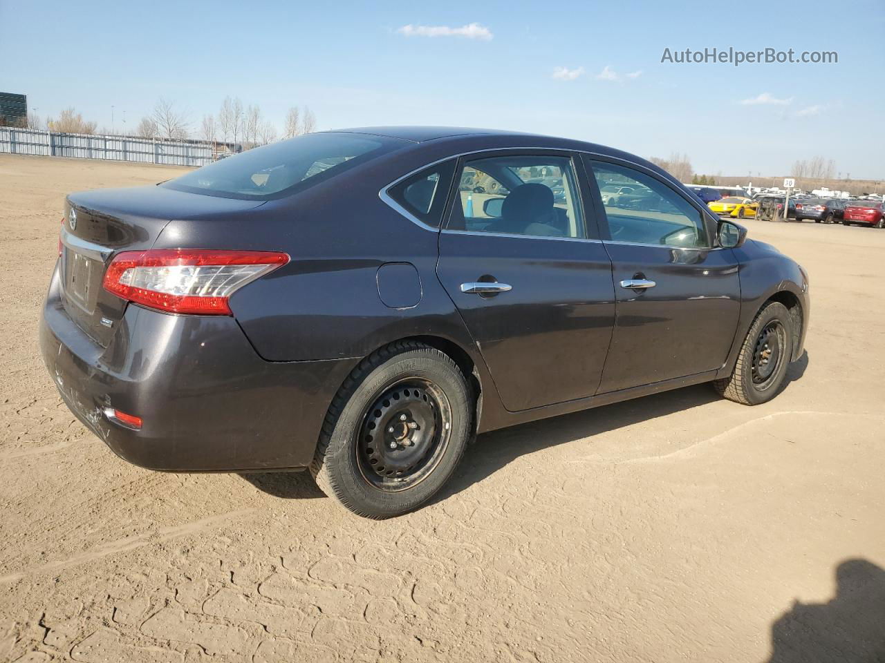 2014 Nissan Sentra S Gray vin: 3N1AB7AP8EL649268