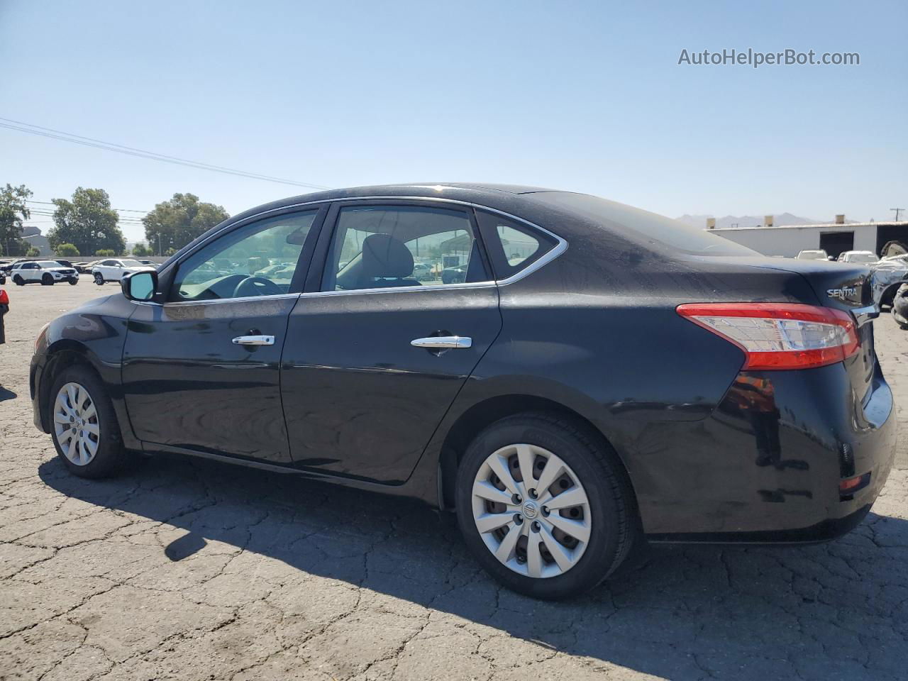 2014 Nissan Sentra S Black vin: 3N1AB7AP8EL658813