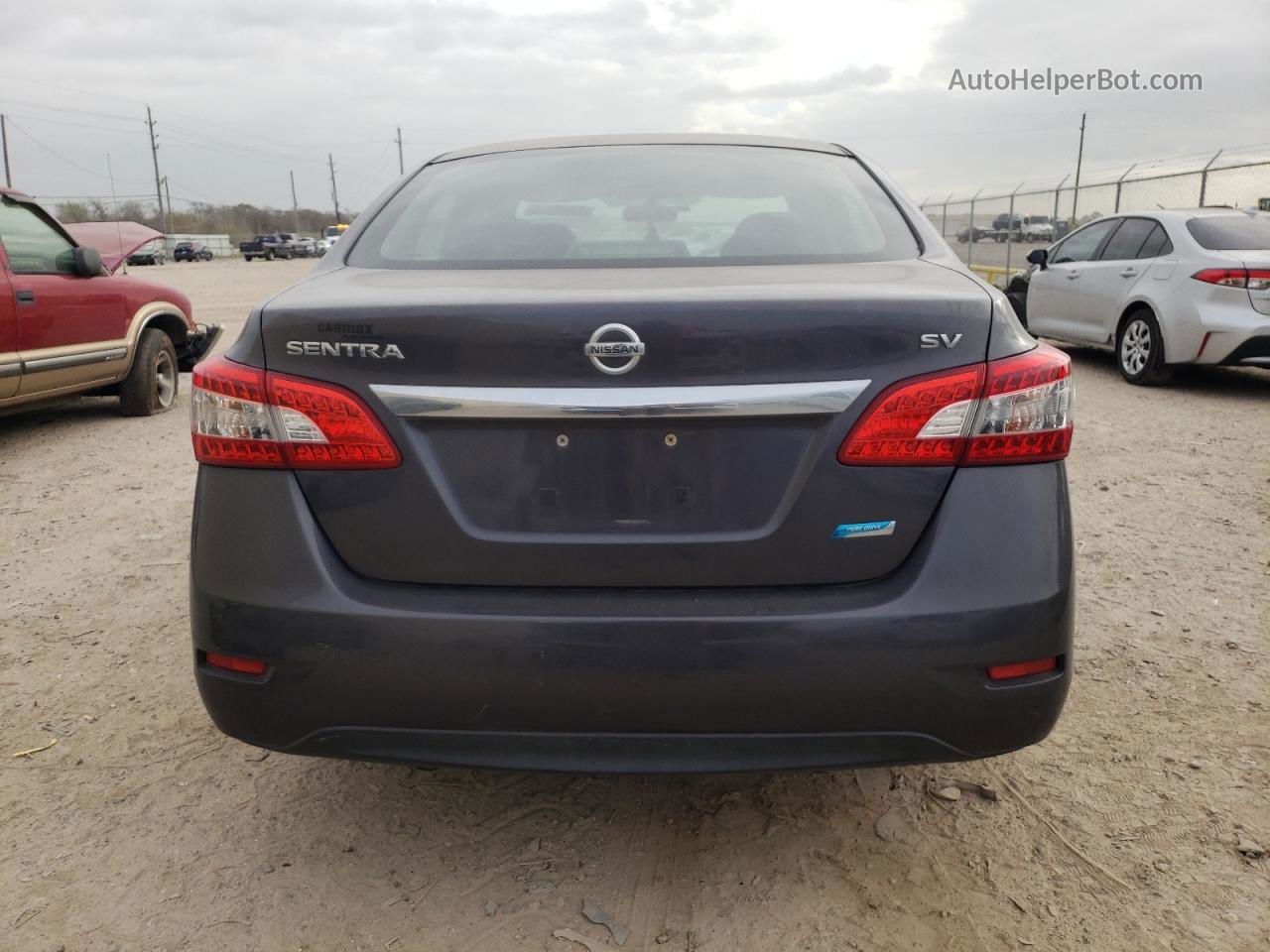 2014 Nissan Sentra S Gray vin: 3N1AB7AP8EL674252