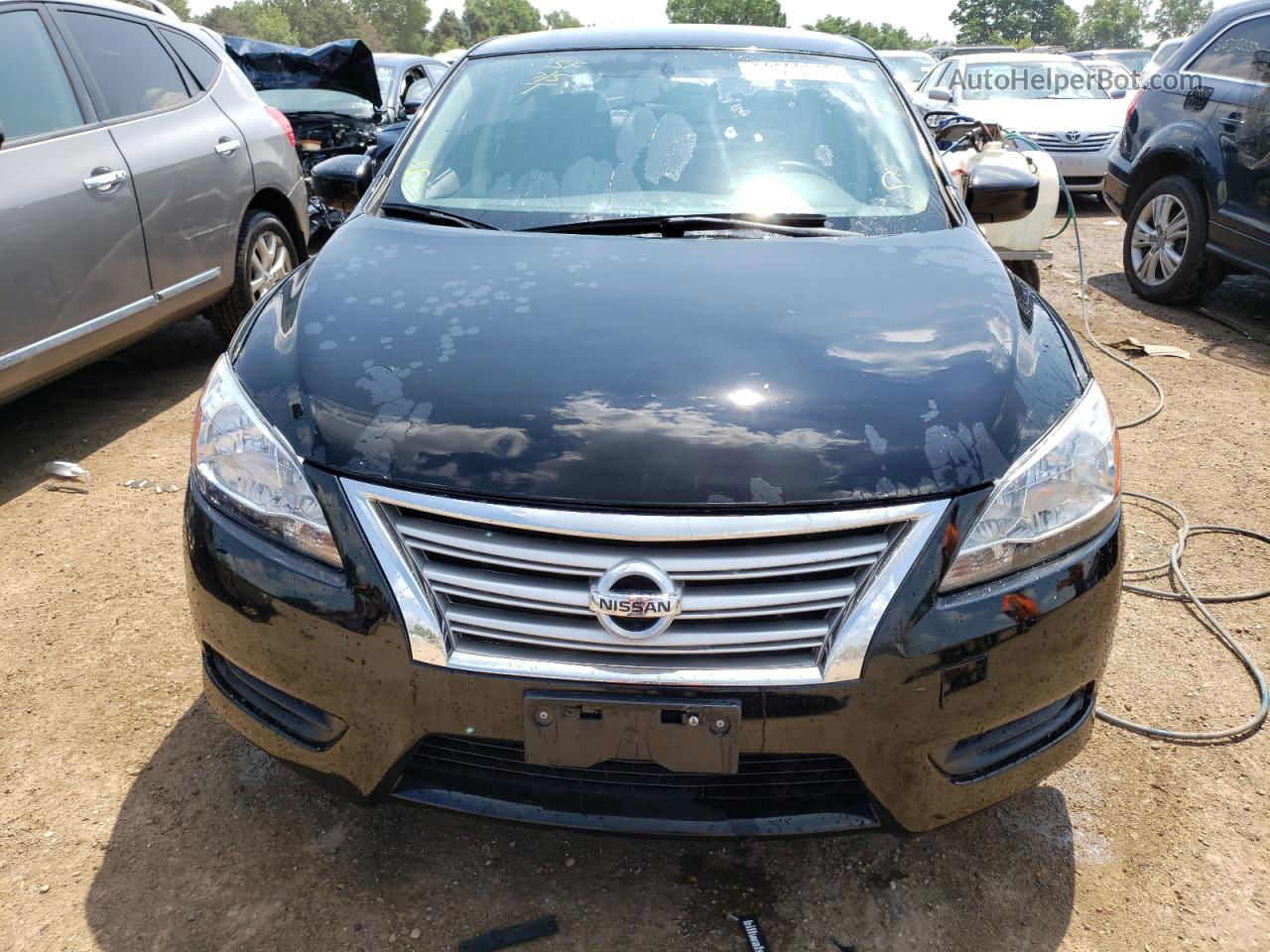 2014 Nissan Sentra S Black vin: 3N1AB7AP8EY210039