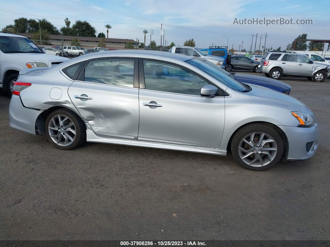 2014 Nissan Sentra Sr Silver vin: 3N1AB7AP8EY226158