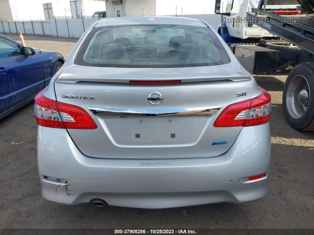 2014 Nissan Sentra Sr Серебряный vin: 3N1AB7AP8EY226158