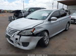 2014 Nissan Sentra Sr Silver vin: 3N1AB7AP8EY295142