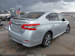 2014 Nissan Sentra Sr Silver vin: 3N1AB7AP8EY295142