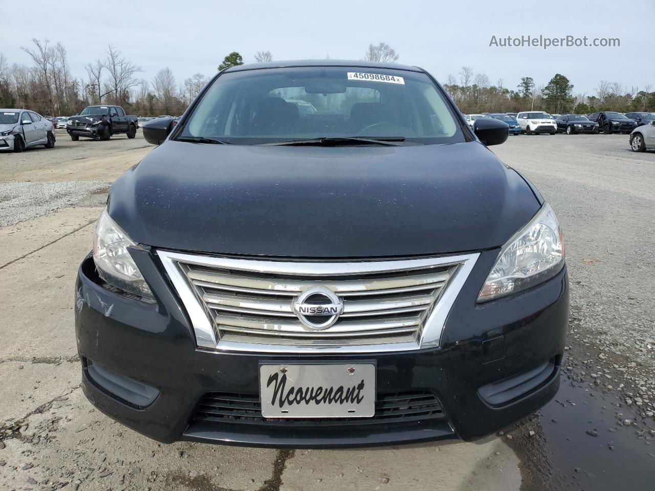 2014 Nissan Sentra S Black vin: 3N1AB7AP8EY297148