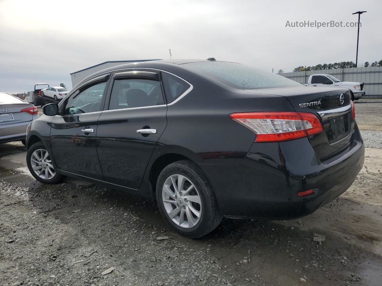 2014 Nissan Sentra S Black vin: 3N1AB7AP8EY297148