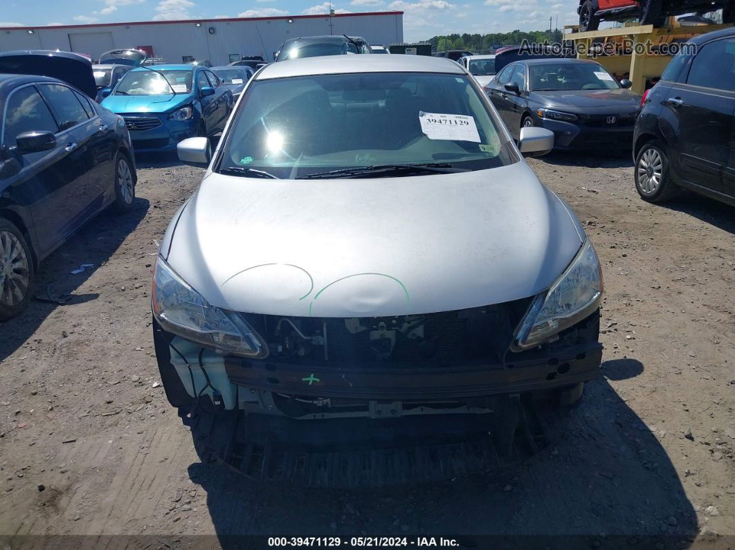 2014 Nissan Sentra Sv Silver vin: 3N1AB7AP8EY311906