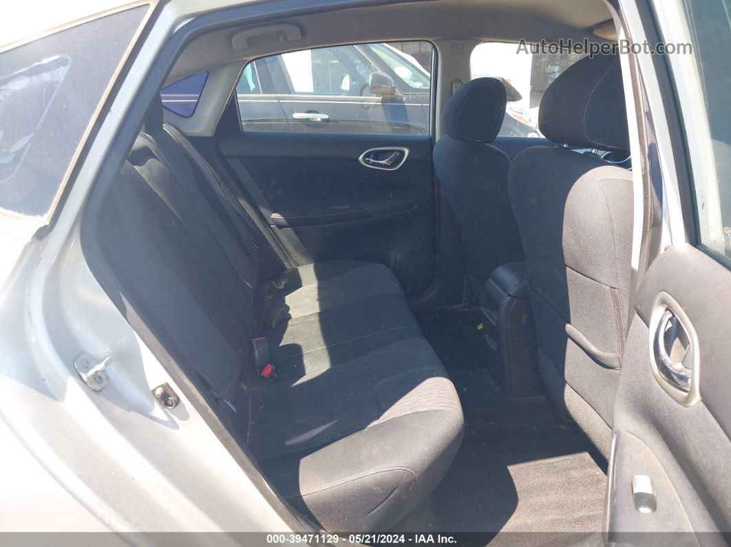 2014 Nissan Sentra Sv Серебряный vin: 3N1AB7AP8EY311906