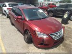 2014 Nissan Sentra S Red vin: 3N1AB7AP8EY335669