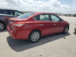 2014 Nissan Sentra S Burgundy vin: 3N1AB7AP8EY337373