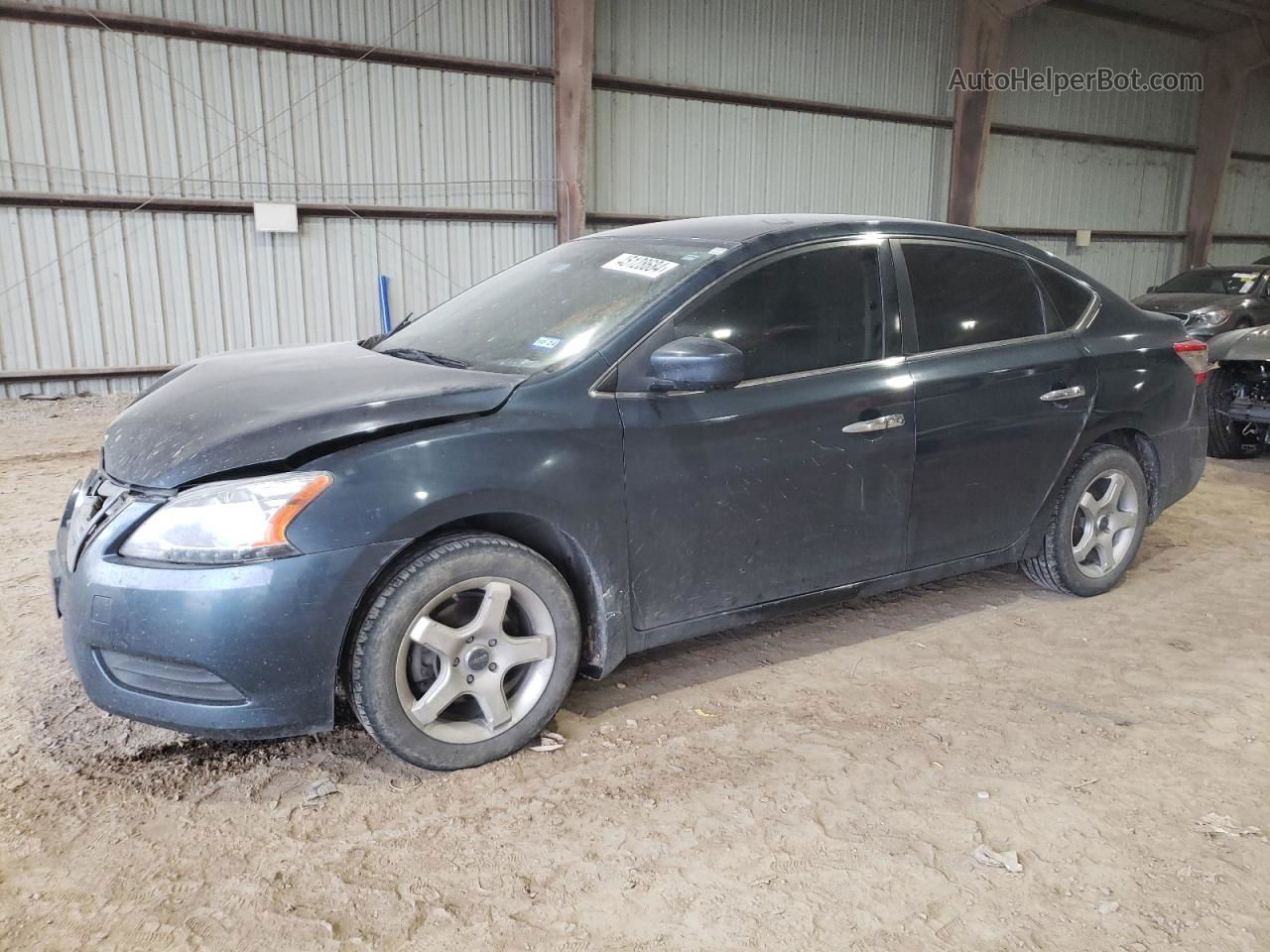 2015 Nissan Sentra S Серый vin: 3N1AB7AP8FL685284