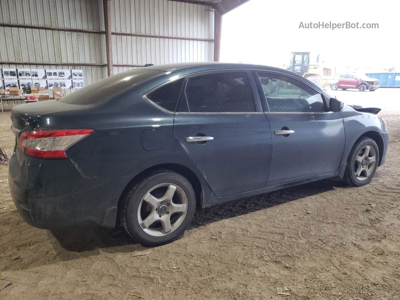 2015 Nissan Sentra S Серый vin: 3N1AB7AP8FL685284