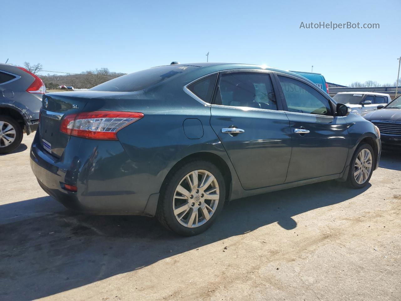 2015 Nissan Sentra S Gray vin: 3N1AB7AP8FY225271