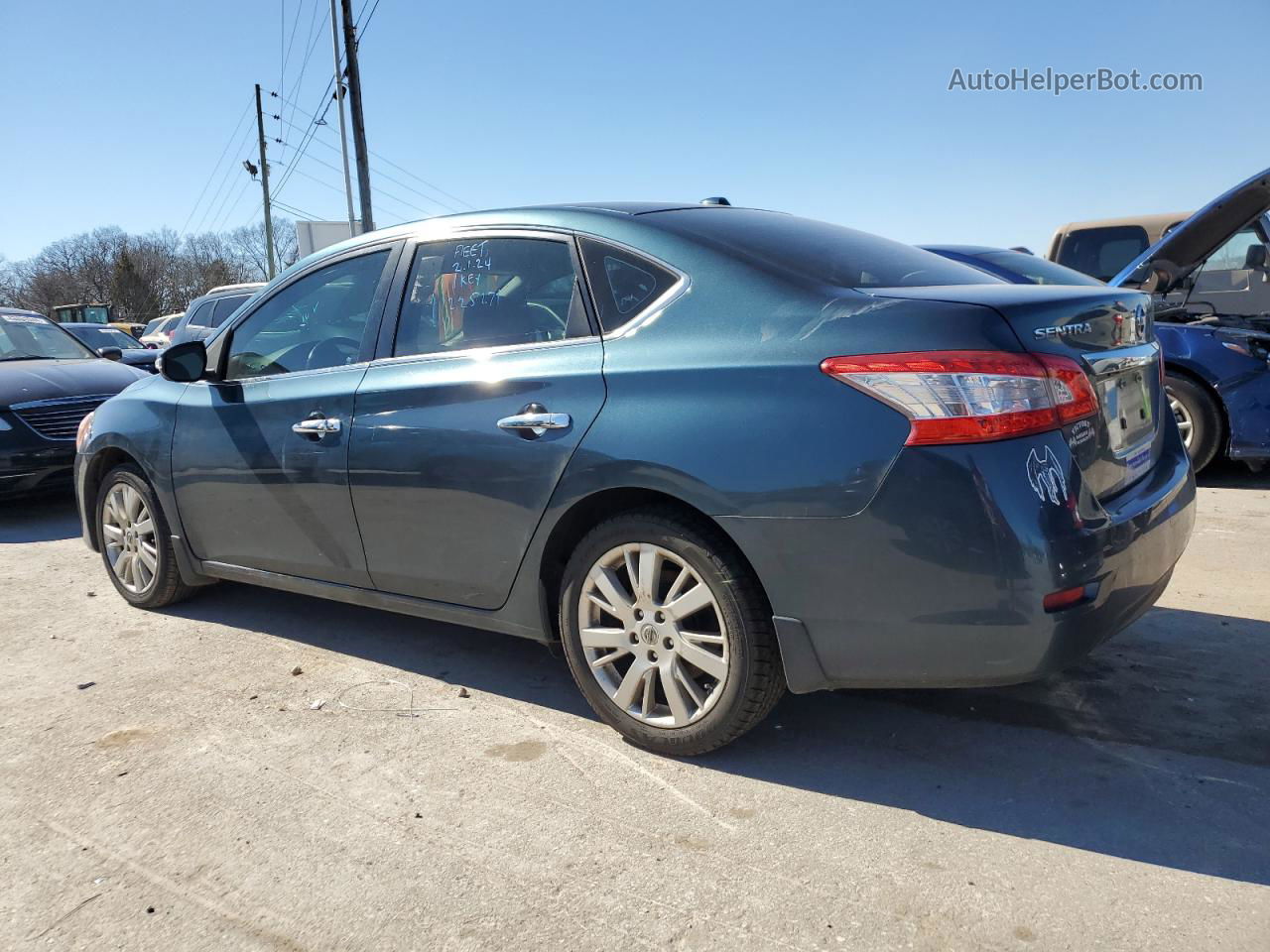 2015 Nissan Sentra S Gray vin: 3N1AB7AP8FY225271