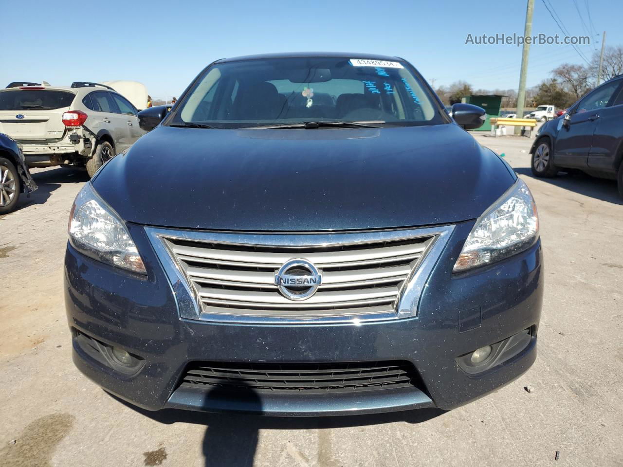 2015 Nissan Sentra S Gray vin: 3N1AB7AP8FY225271