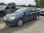 2015 Nissan Sentra S Blue vin: 3N1AB7AP8FY274003