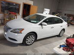 2015 Nissan Sentra Fe+ S/s/sl/sr/sv White vin: 3N1AB7AP8FY337486