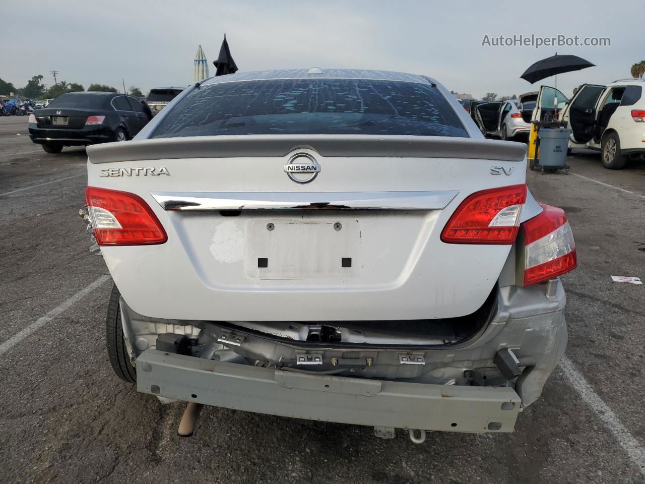 2015 Nissan Sentra S Silver vin: 3N1AB7AP8FY360606