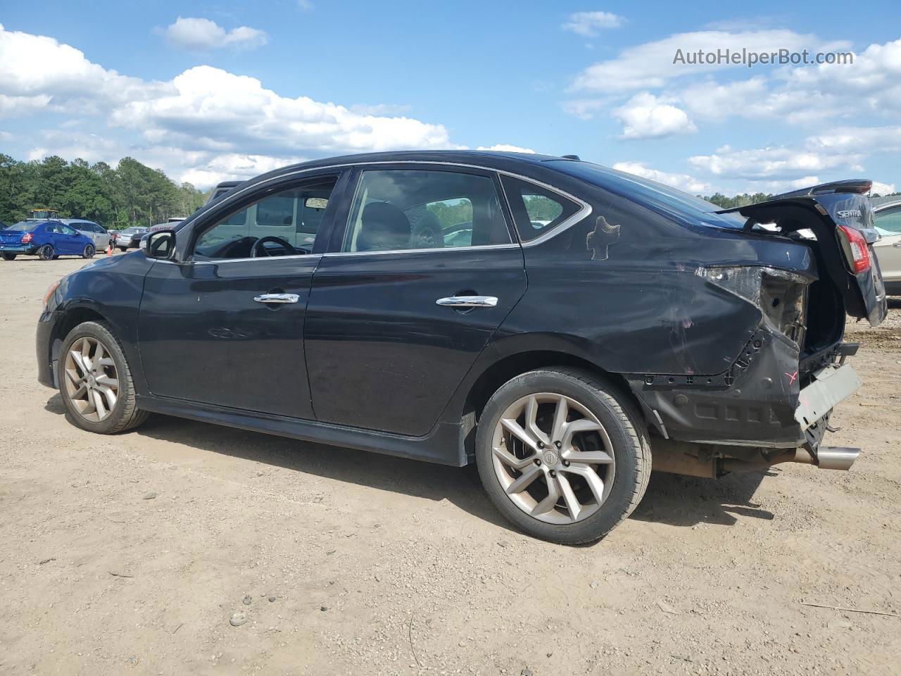 2015 Nissan Sentra S Black vin: 3N1AB7AP8FY361013