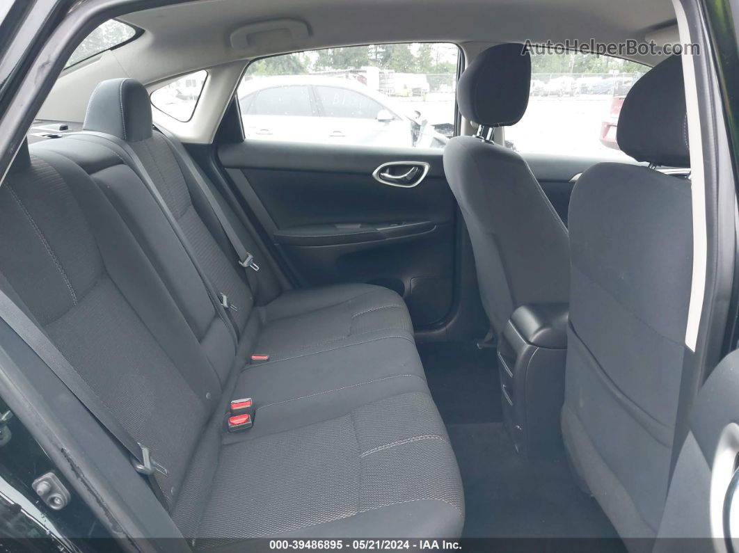 2015 Nissan Sentra S Черный vin: 3N1AB7AP8FY378006