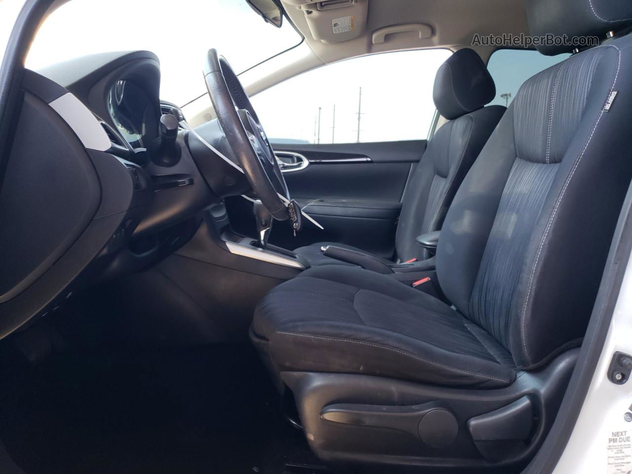 2016 Nissan Sentra S Белый vin: 3N1AB7AP8GL666980